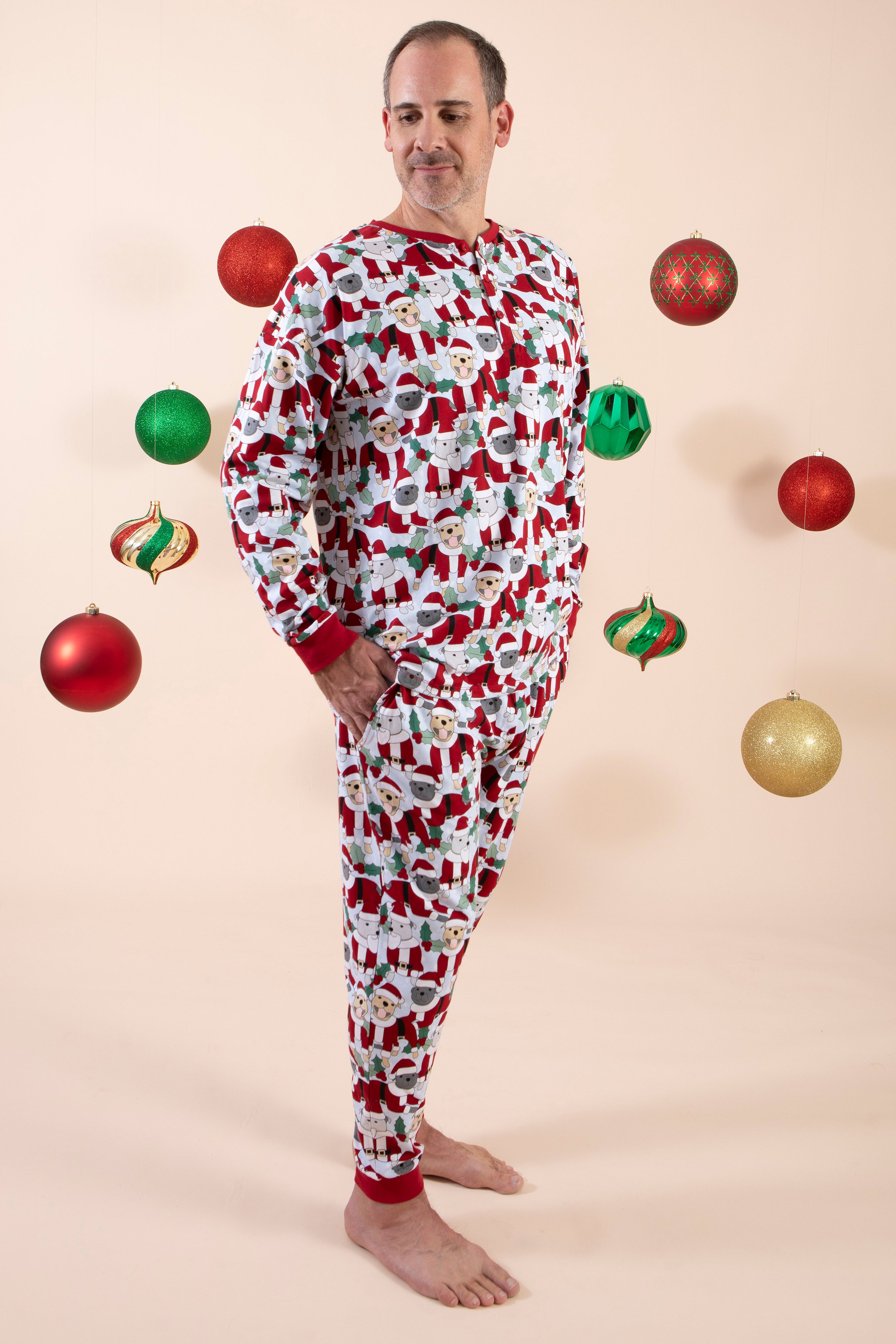 Santa Paws Men's Winter PJ Set