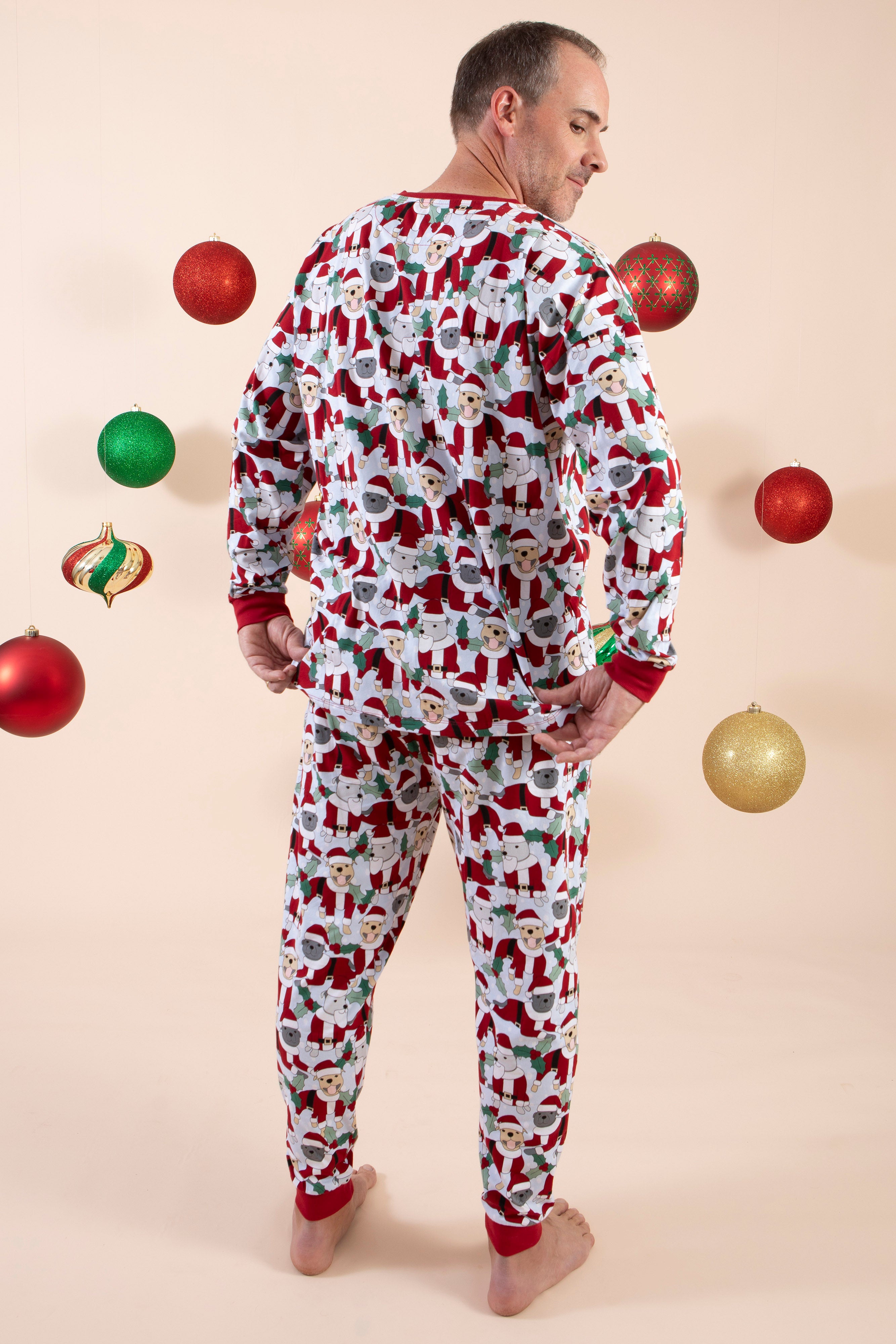 Santa Paws Men's Winter PJ Set