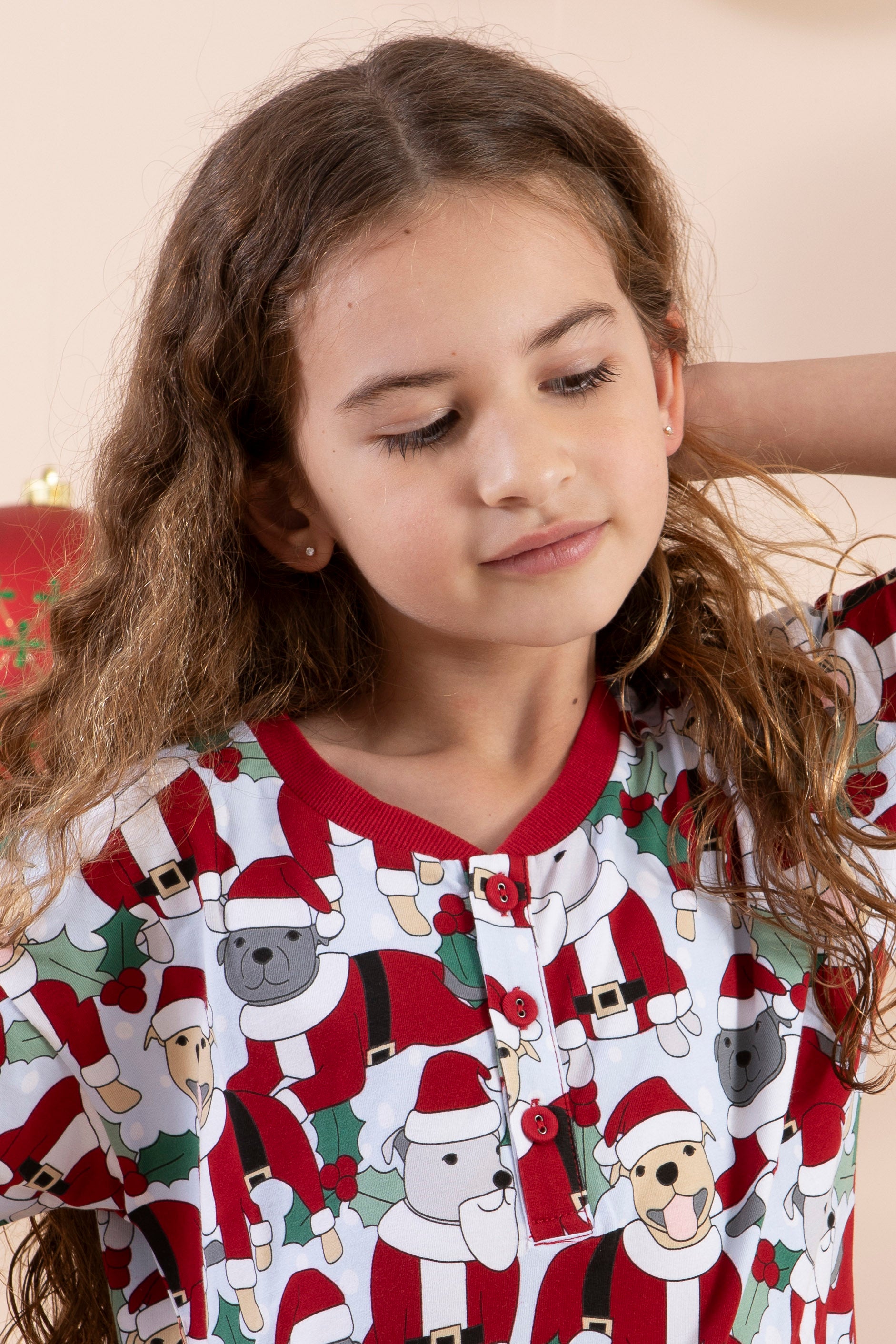 Santa Paws Kid's Summer PJ Set