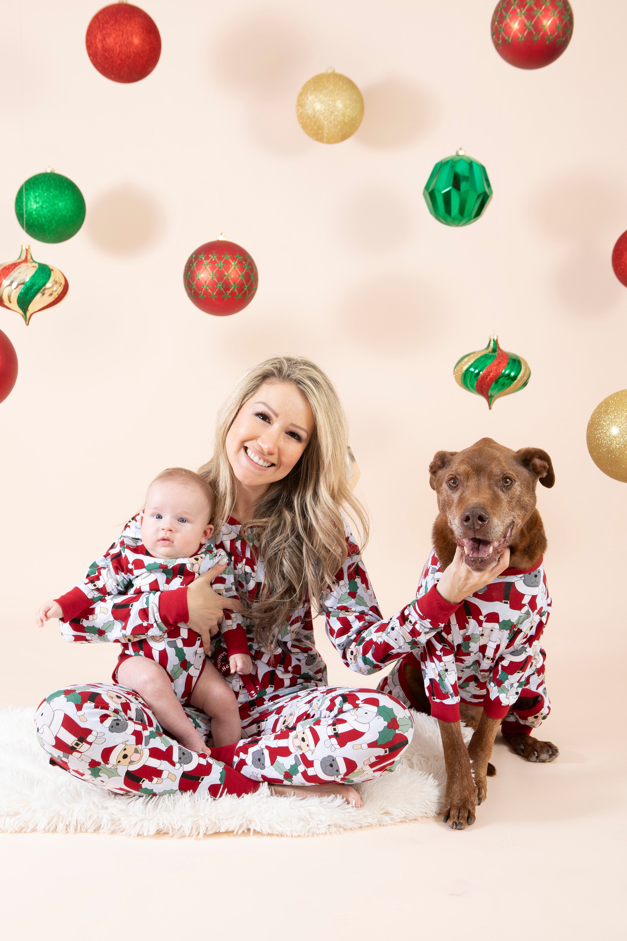 Santa Paws Baby Onesie