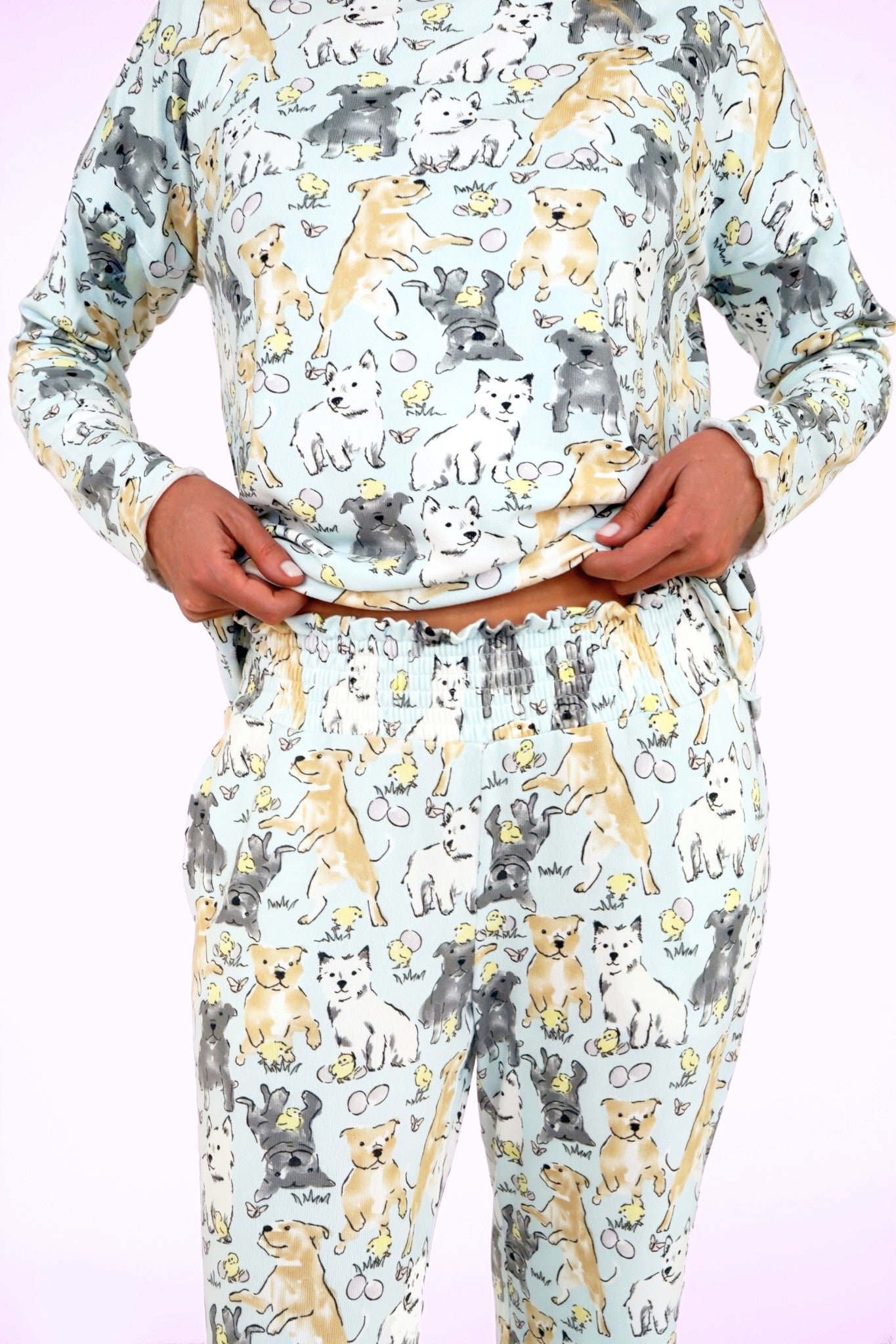 Easter Play Date Women's Long Pyjamas