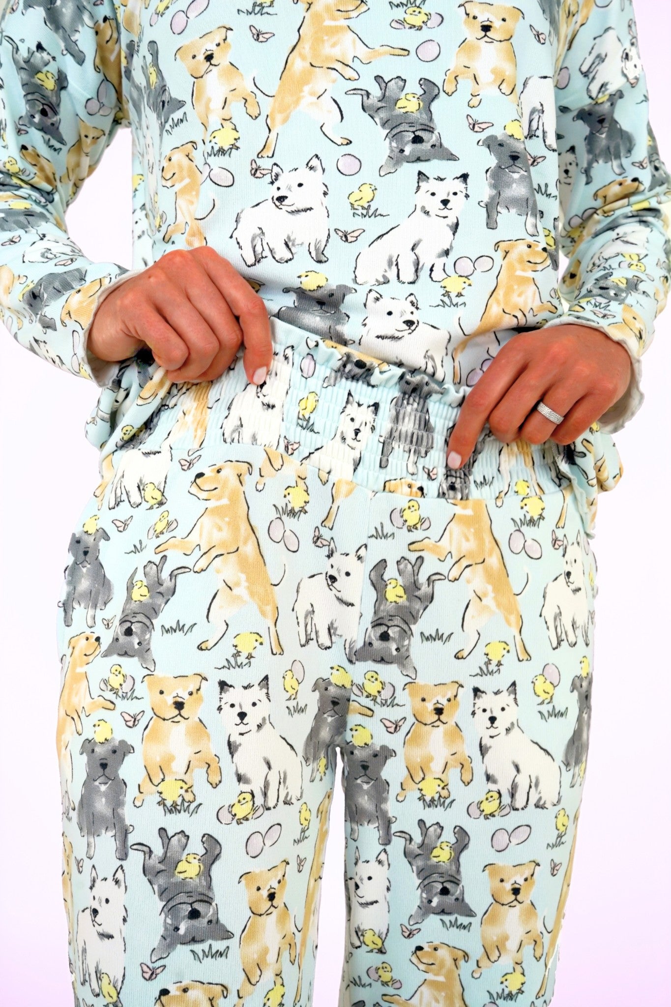 Easter Play Date Women's Long Pyjamas