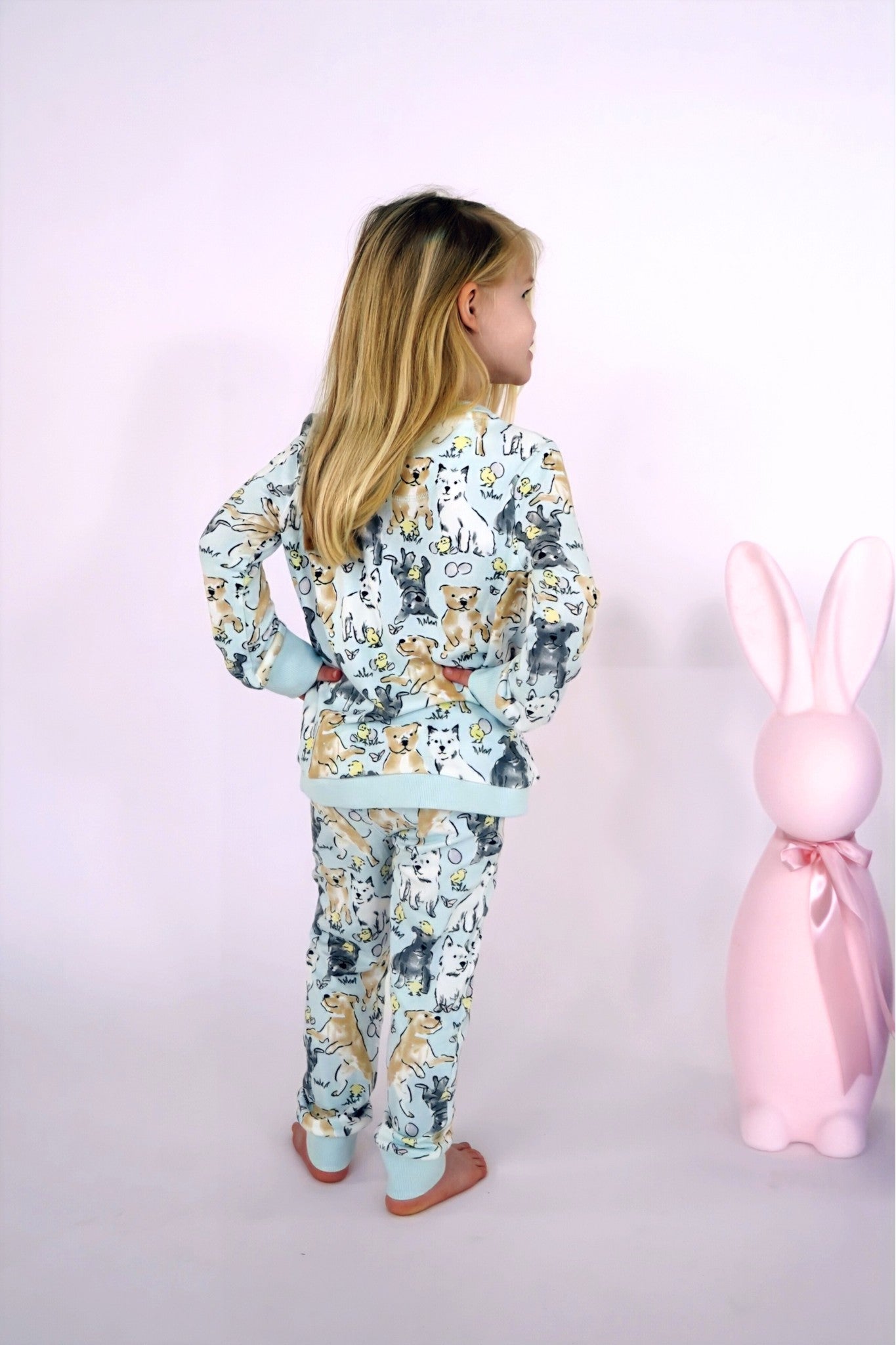 Easter Play Date Kid's Long Pyjamas