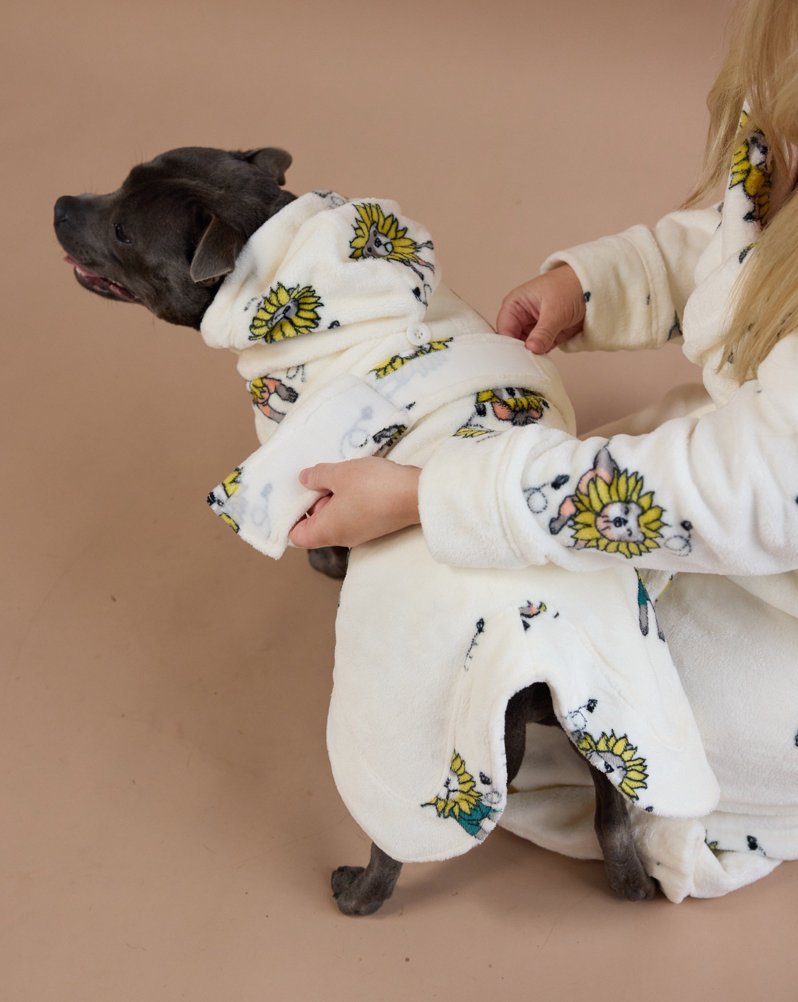 Penelope's Garden Snuggle Buddy Dog Robe