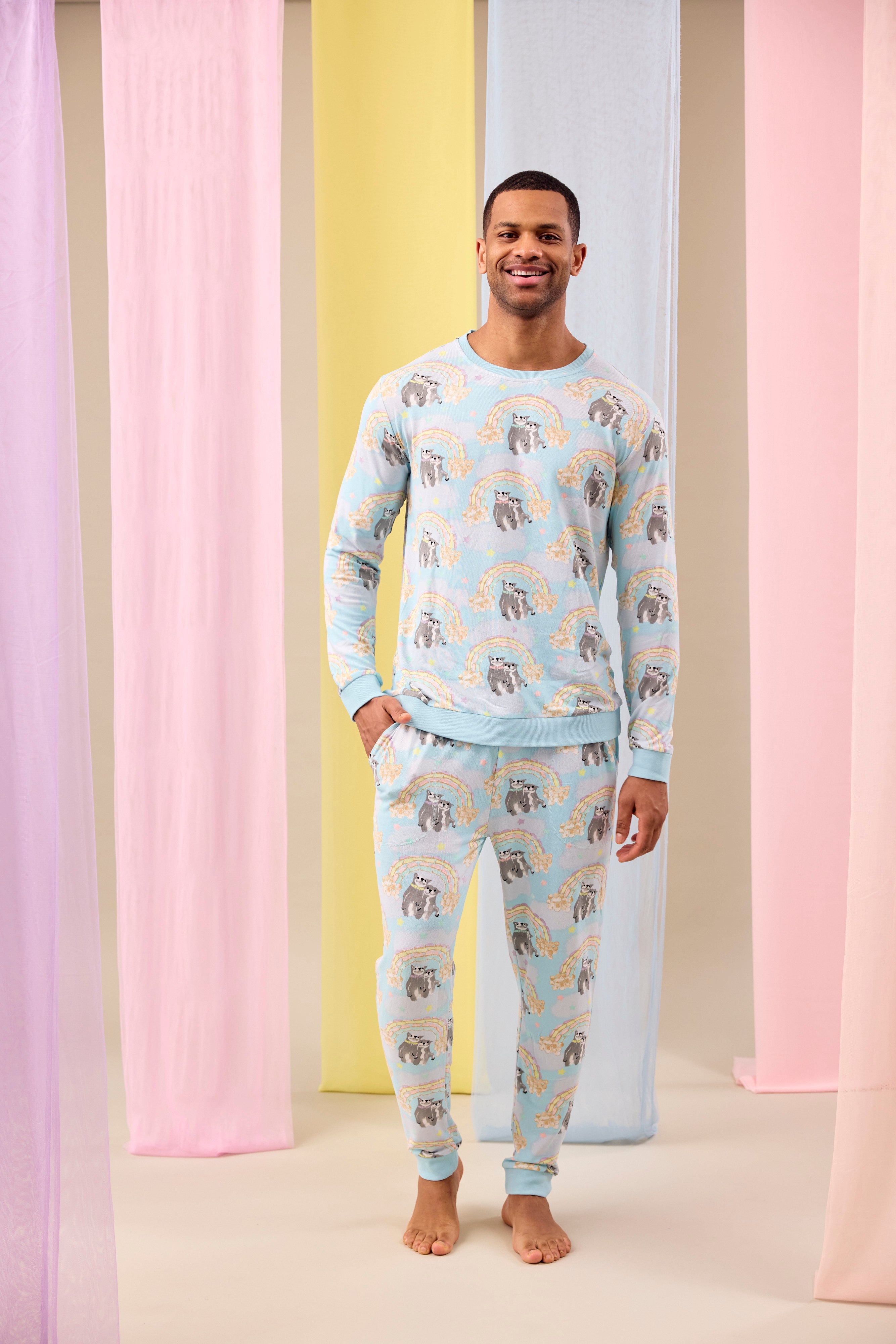 Sweet Rainbow Dreams Men's Pyjamas