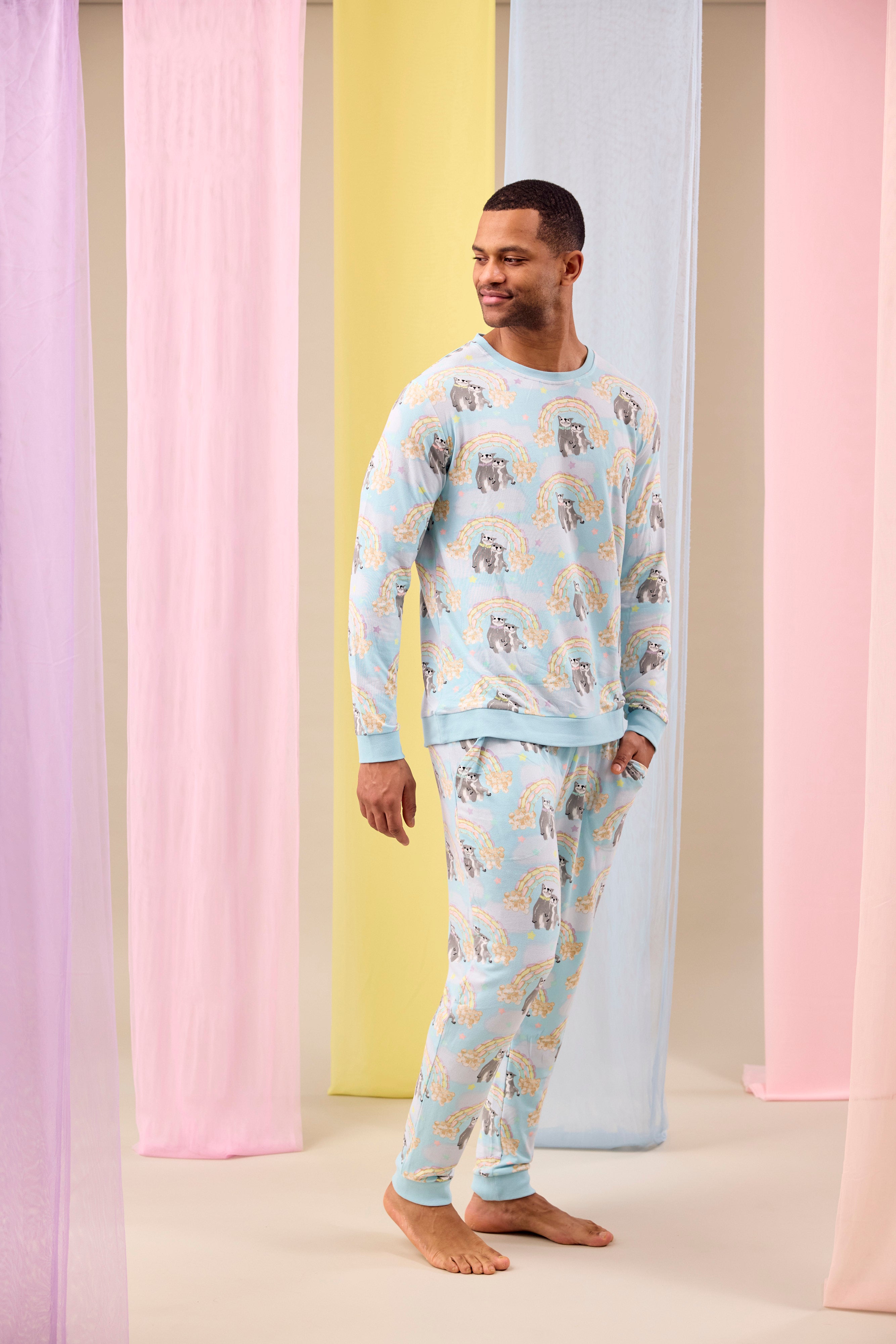 Sweet Rainbow Dreams Men's Pyjamas