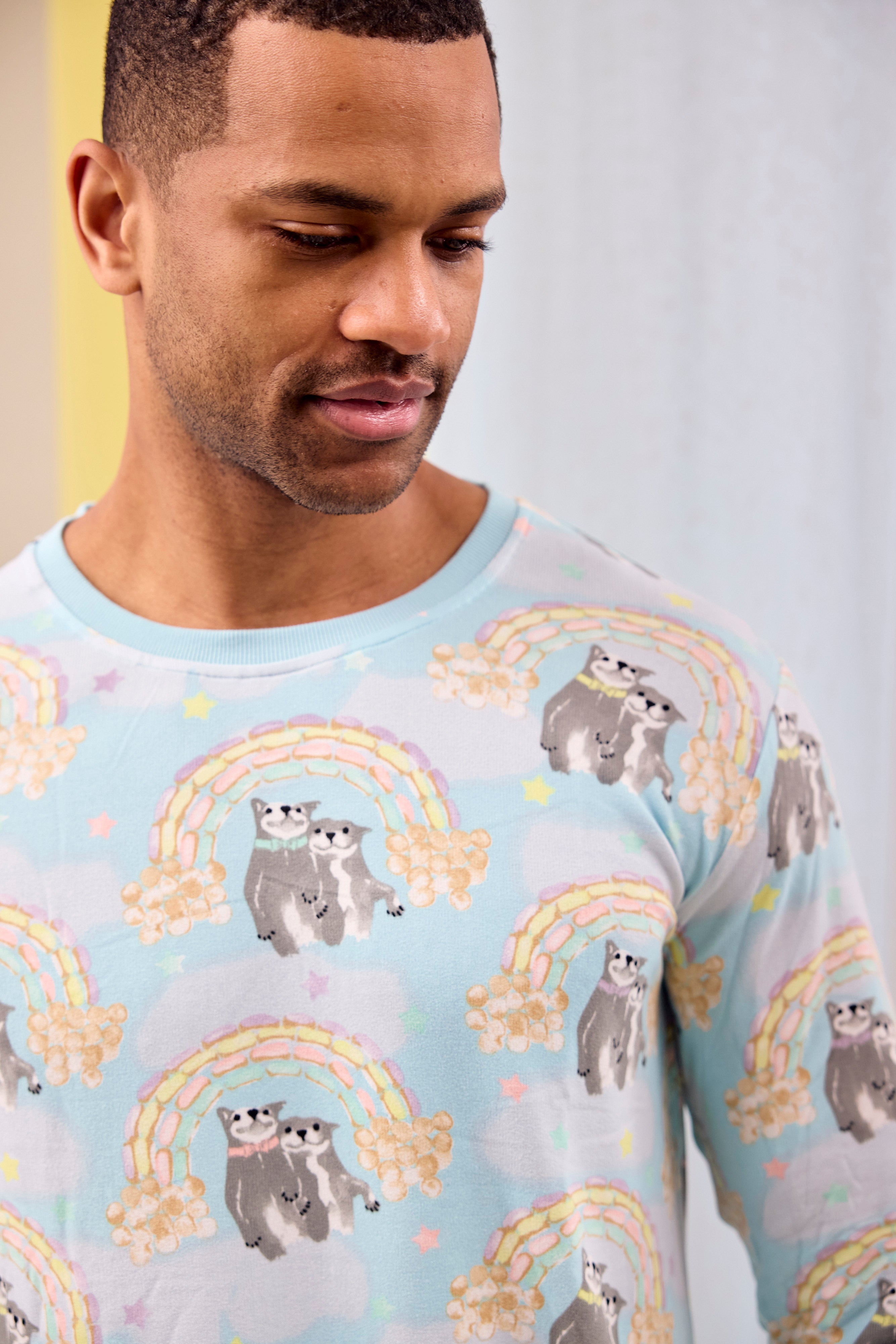 Sweet Rainbow Dreams Men's Pyjamas