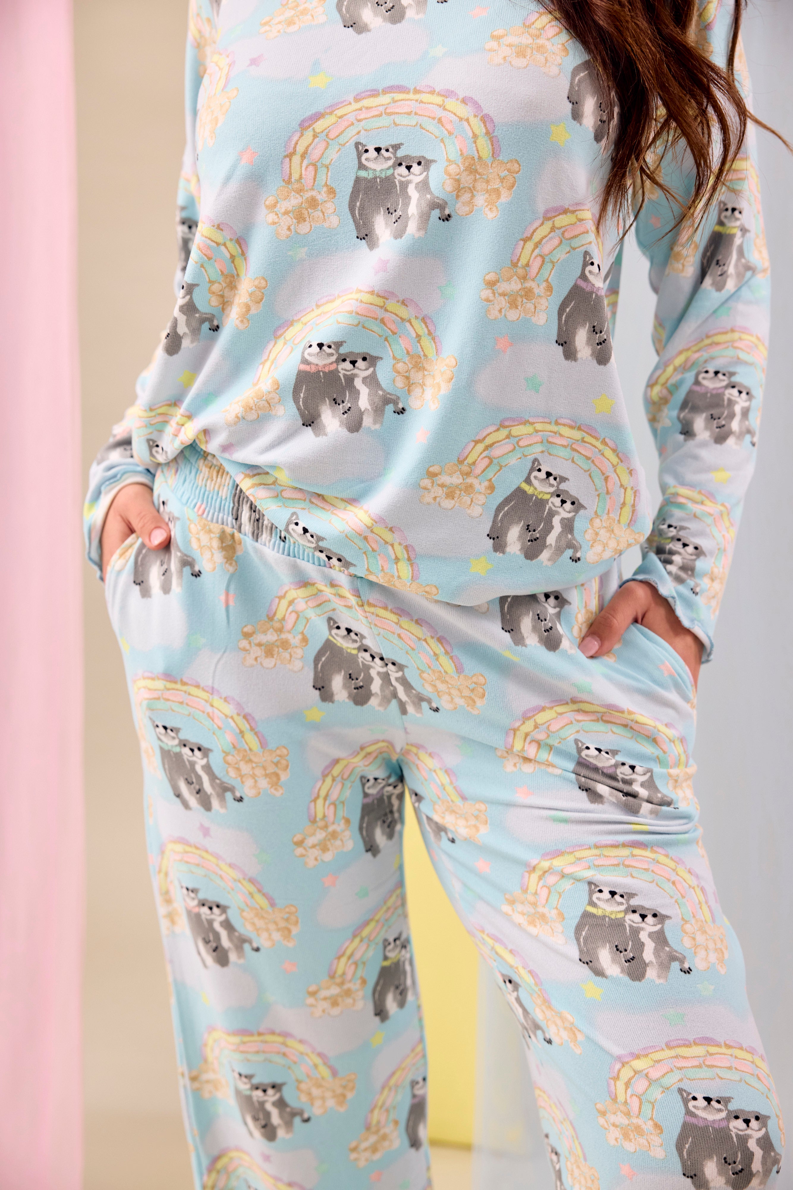 Sweet Rainbow Dreams Women's Winter Pyjamas