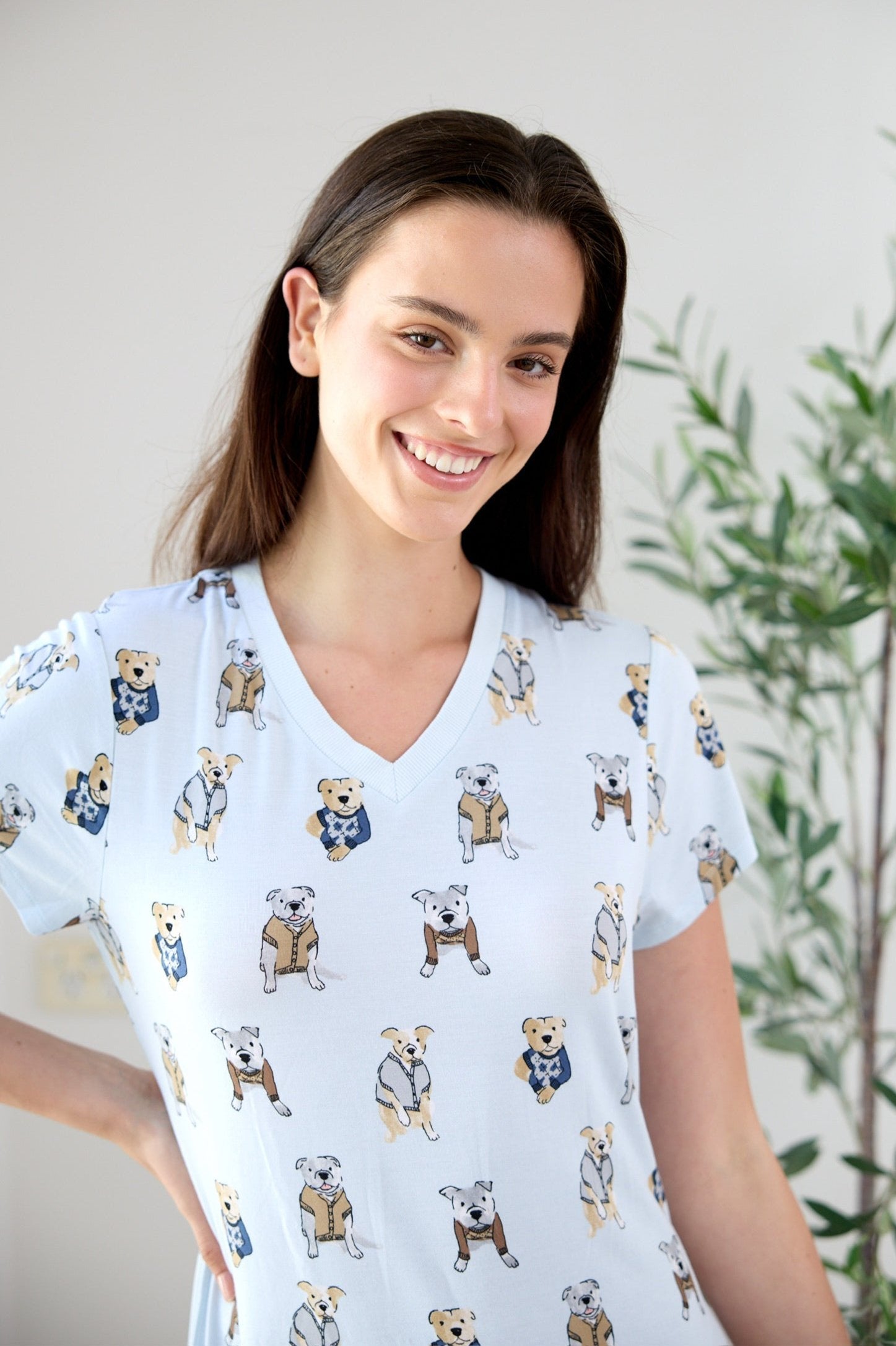 Preppy Pups Women's Nightie